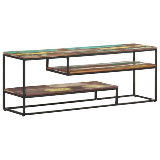 Έπιπλο Τηλεόρασης VidaXL Ξύλινο/Μεταλλικό 130x30x45cm - Kαφέ image 0