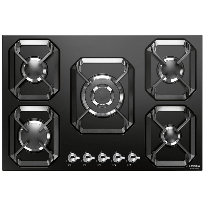 LOFRA HRNM7A0CHROME 75 cm Μαύρο Εστία Αερίου Αυτόνομη