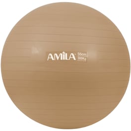 Μπάλα Γυμναστικής Amila Κατάλληλη για Pilates 1 kg 55 cm από PVC - Χρυσό
