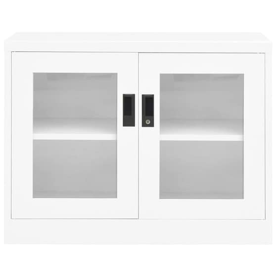 Ντουλάπι Γραφείου VidaXL από Ατσάλι 90x40x70 cm - Λευκό image 1