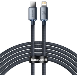 Καλώδιο δεδομένων Baseus Crystal Shine Series Usb-C to Lightning 20W 2m - Black
