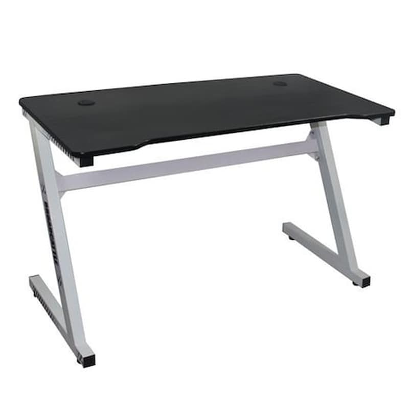 Γραφείο Gaming Woodwell Τ.carbon από Μεταλλο 120x60cm - Μαύρο