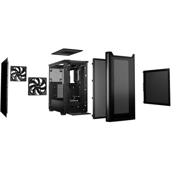 Κουτί Desktop BE QUIET! BG073 Midi Tower - Μαύρο image 4
