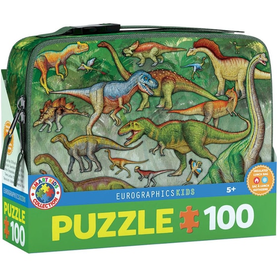 Παζλ Eurographics με Lunch Bag Δεινόσαυροι (100 Κομμάτια) image 0