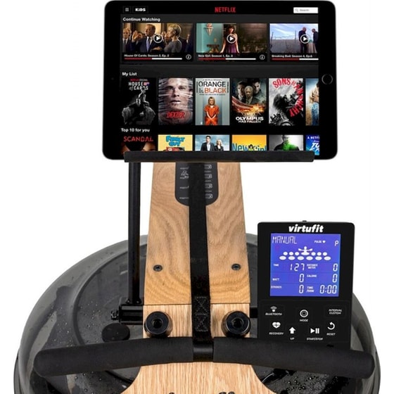 Κωπηλατική Νερού VirtuFit Elite 206x51.8x63cm Ξύλινη - Καφέ image 1