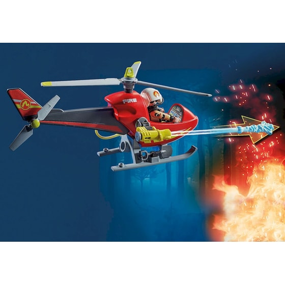 PLAYMOBIL® City Action Action Heroes Ελικόπτερο Πυροσβεστικής (71195) image 4