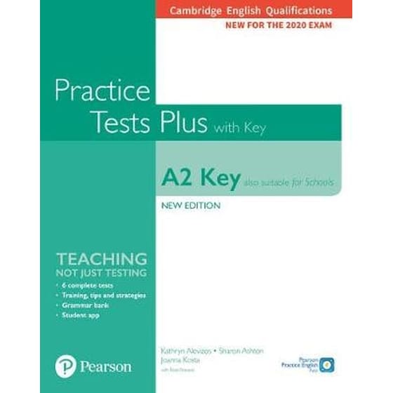 Cambridge English Qualifications: A2 Key (Also suitable for Schools) Practice Tests Plus with key image 0
