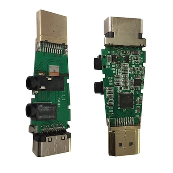 Αντάπτορας Powertech HDMI Male σε VGA / 3.5mm Female image 2