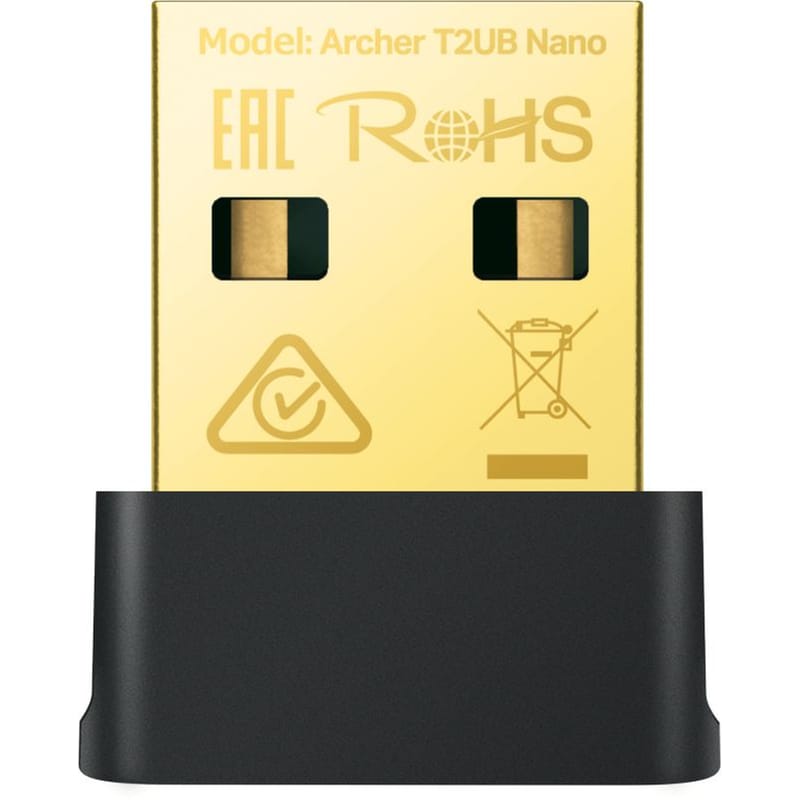 TP-LINK Archer T2UB AC600 nano USB Αντάπτορας Δικτύου Ασύρματη Σύνδεση 600Mbps