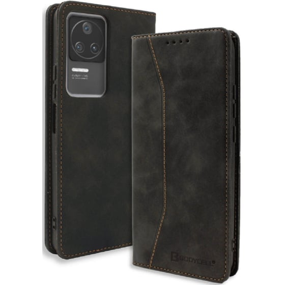 Θήκη Πορτοφόλι Xiaomi Poco F4 - Bodycell - Μαύρο image 0