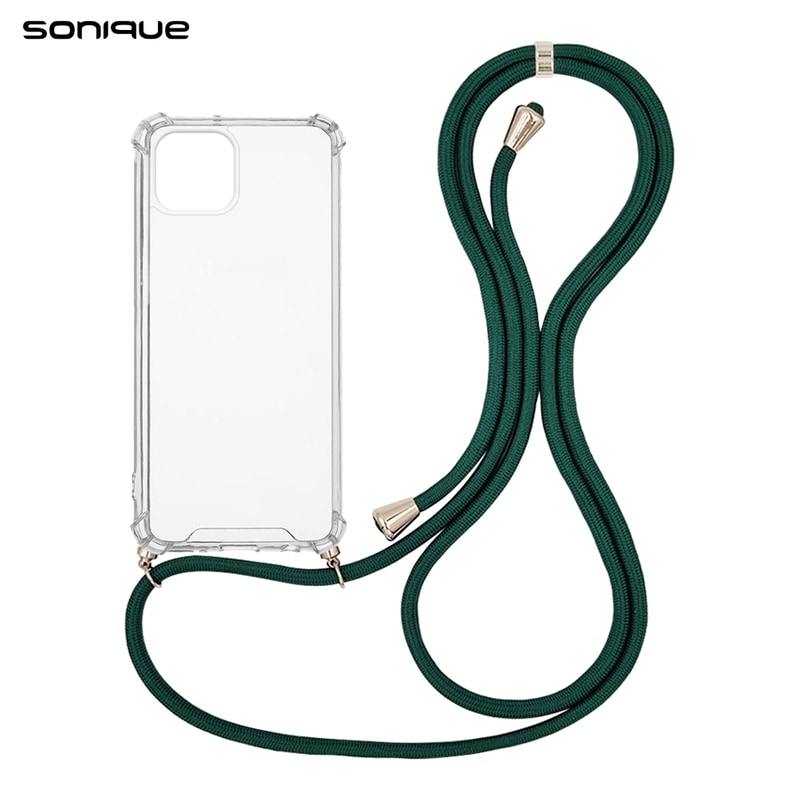 Θήκη Apple iPhone 13 Mini - Sonique Armor Clear - Πράσινο Σκούρο