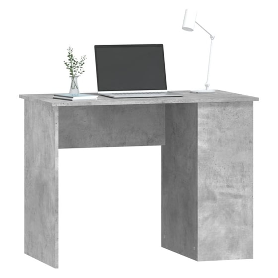 Γραφείο VidaXL από Επεξεργασμένο Ξύλο 100x55x75 cm - Γκρι Σκυροδέματος image 2