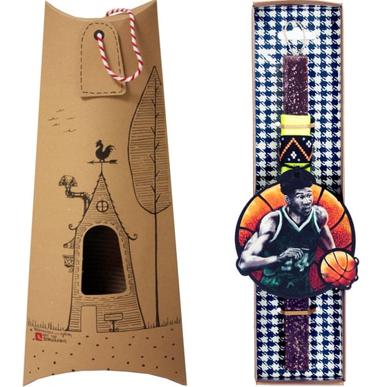 Λαμπάδα SYNCHRONIA 30 εκ. Μπάσκετ - Καφέ image 0