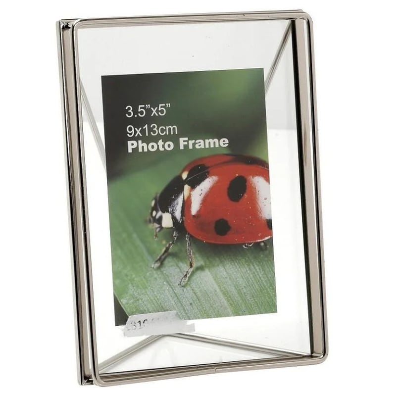 Κορνίζα Espiel Fam113 Επιτραπέζια Μεταλλική 13x18cm - Ασημί