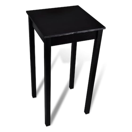 Τραπέζι Μπαρ Vidaxl από Mdf 55X55x107cm - Μαύρο image 0