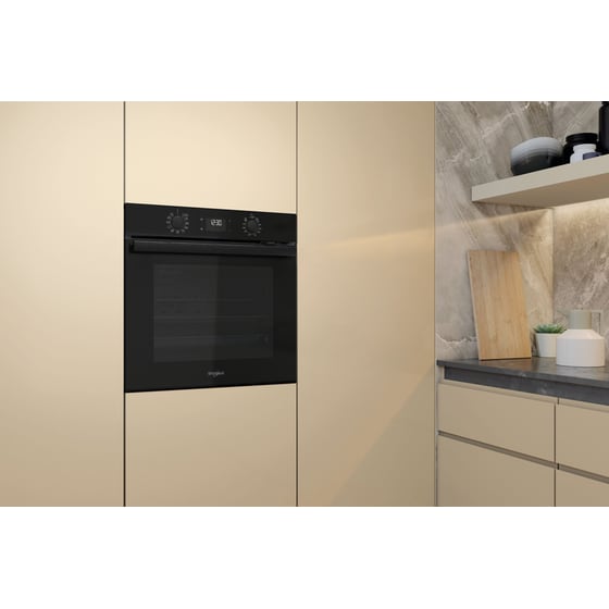 WHIRLPOOL OMR58HU1B 71 Lt Μαύρο Εντοιχιζόμενος Φούρνος Άνω Πάγκου image 8