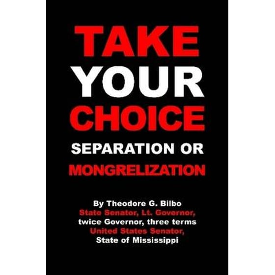 Take Your Choice- Separation or Mongrelization image 0