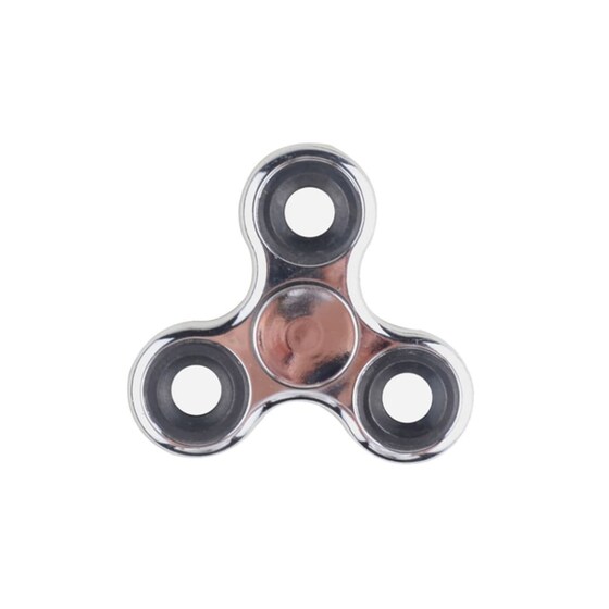 Fidget Spinner Electroplated Silver image 0