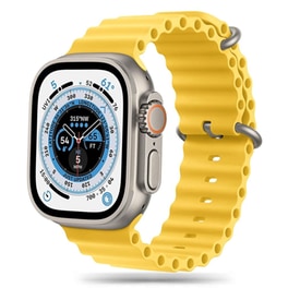 Λουράκι Tech-Protect Σιλικόνης για Apple Watch 49mm - Κίτρινο