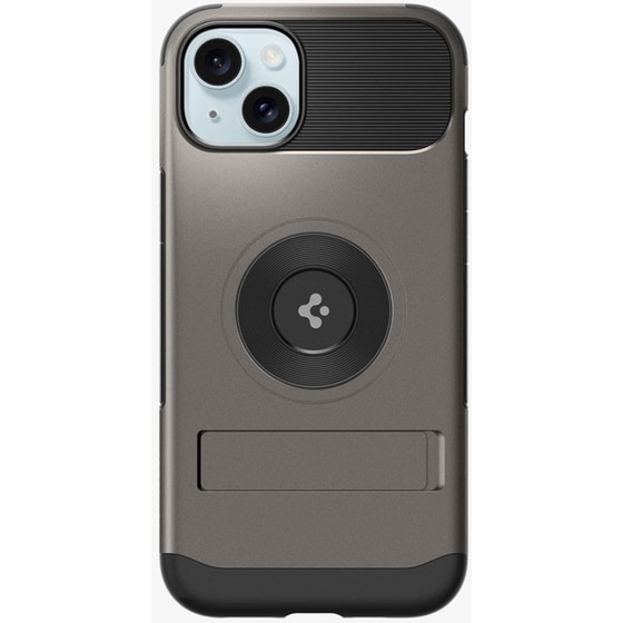 Θήκη Apple iPhone 15 - Spigen Slim Armor Magfit - Gunmetal image 2