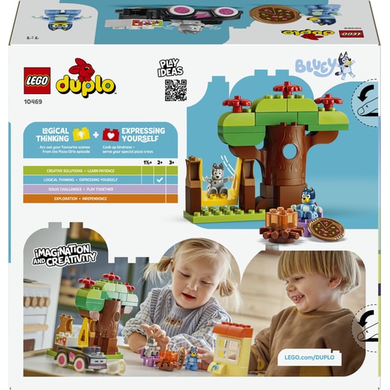 LEGO® DUPLO® Pizza Girls with Muffin and Bluey (10469) image 8