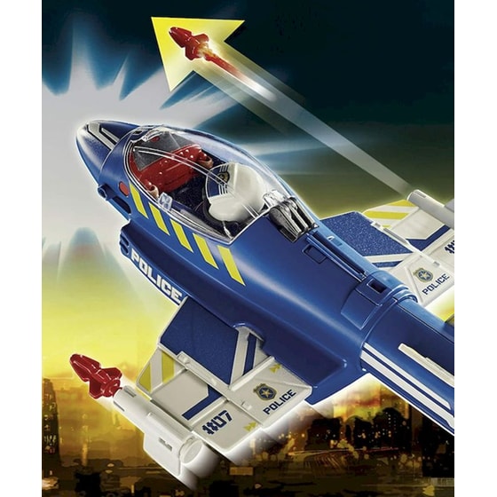 PLAYMOBIL® City Action Καταδίωξη Drone Από Αστυνομικό Τζετ (70780) image 4