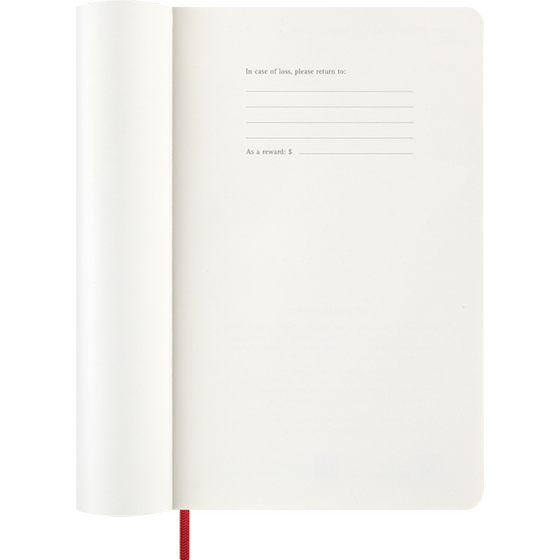 Ημερολόγιο Ημερήσιο 2027 Moleskine 12M L Soft Cover Κόκκινο image 2