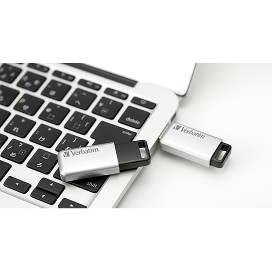 Verbatim Secure Pro 64GB USB 3.0 Stick Ασημί image 1