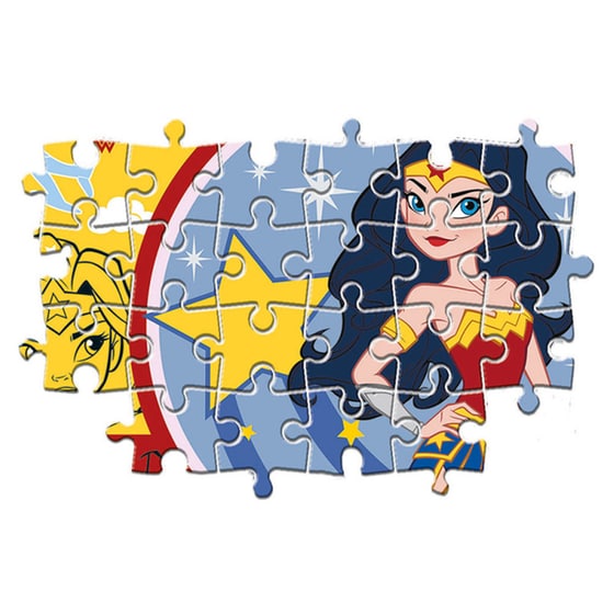 Παιδικό Σετ Παζλ Clementoni Super Color Dc Comics (48/48/48 Κομμάτια) image 5
