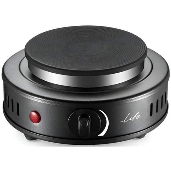 Επιτραπέζια Εστία Εμαγιέ LIFE Mataki 221-0183 500 W Μαύρο image 1
