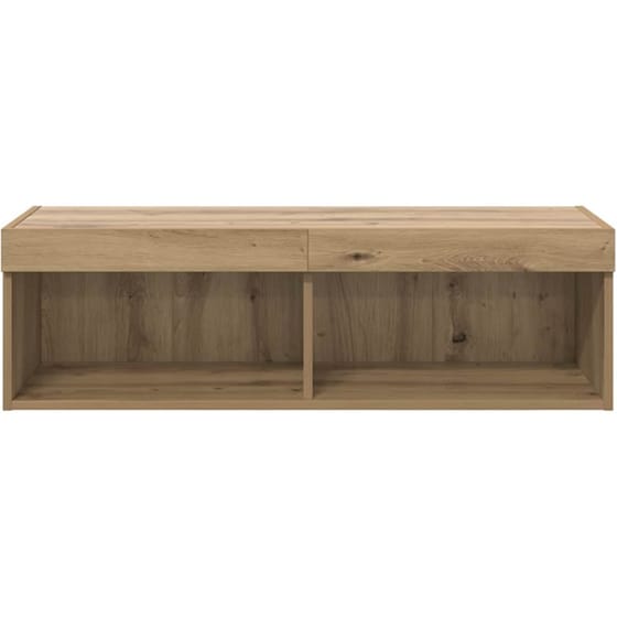 Έπιπλο Τηλεόρασης VidaXL Επιτοίχιο με LED 100 x 30 x 30 cm - Artisan Δρυς image 6