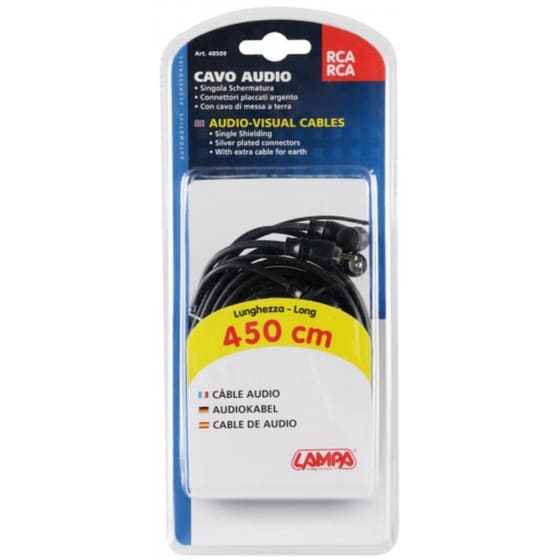 Καλώδιο Ήχου Lampa RCA-RCA 4.5 m image 1