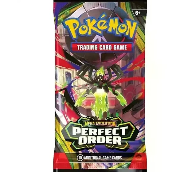 Κάρτες Pokémon TCG: Mega Evolution Perfect Order Expansion Booster 1 Τμχ - Τυχαία Επιλογή Σχεδίου image 2