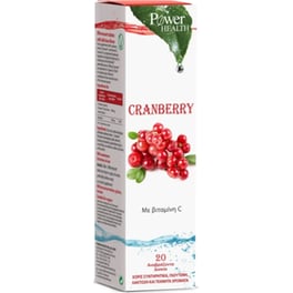 Ειδικό Συμπλήρωμα Διατροφής Power Health Cranberry 500mg με Stevia - 20 δισκία