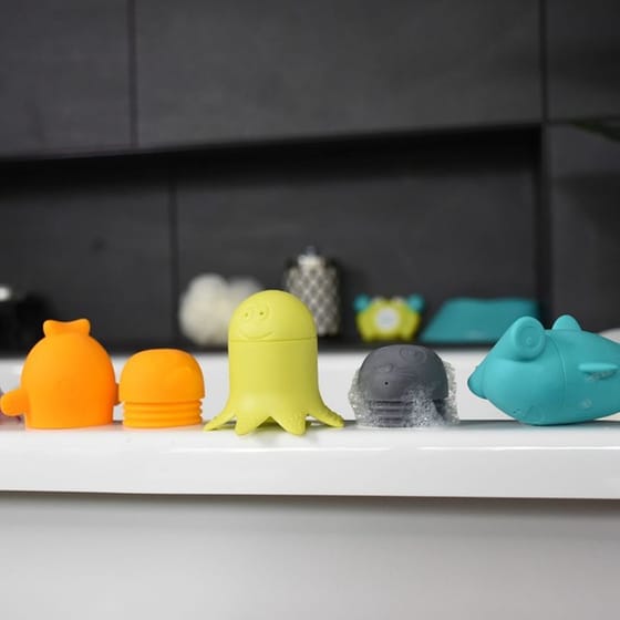 Παιχνίδια Μπάνιου Bbluv Ζωάκια B0152 - 6 τμχ image 1