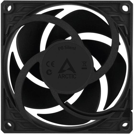 Arctic P8 Silent Case Fan 80mm Χωρίς Led Φωτισμό και Σύνδεση 3-Pin image 3