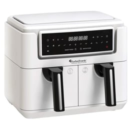 TURBOTRONIC 1750W 7.6 L Λευκή Διπλή Φριτέζα Αέρος
