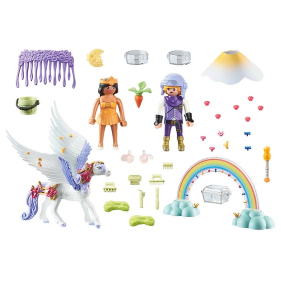 PLAYMOBIL® Princess Magic Πήγασος και Πριγκίπισσες Του Ουράνιου Τόξου (71361) image 1