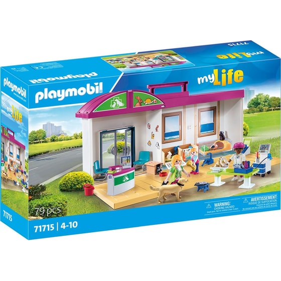 PLAYMOBIL® Βαλιτσάκι Κτηνιατρική Κλινική (71715) image 0