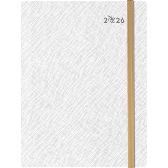 Ημερολόγιο Ημερήσιο 2026 Θεοφύλακτος 12M Eco Off White image 0