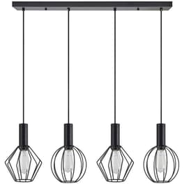 Φωτιστικό Οροφής Πολύφωτο Homelighting Adept Flex 77-8907 Μεταλλικό - Μαύρο