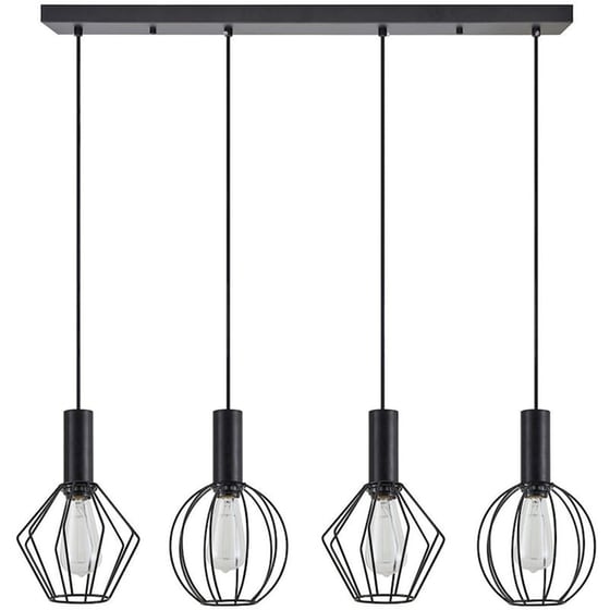 Φωτιστικό Οροφής Πολύφωτο Homelighting Adept Flex 77-8907 Μεταλλικό - Μαύρο image 0
