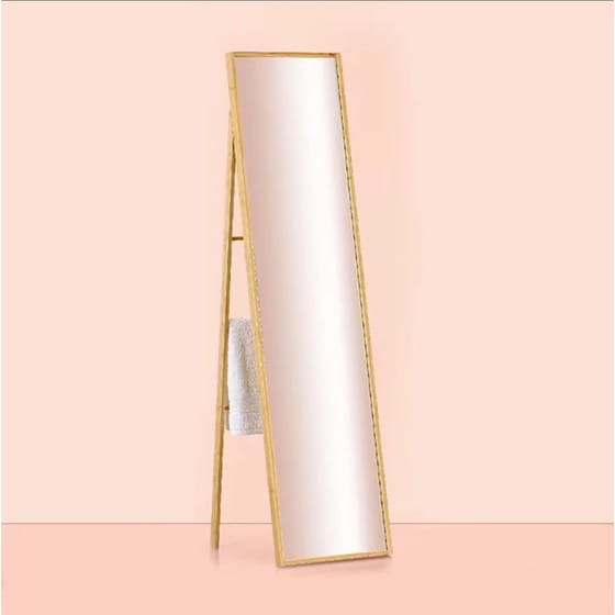 Καθρέπτης Δαπέδου Spitishop F-v Towel Mirror 174785 από Bamboo 44x170cm - Μπεζ image 2