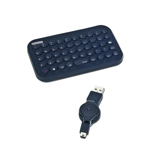 Gembird KB-BTF2-B Ασύρματο Bluetooth Πληκτρολόγιο (GR) image 1