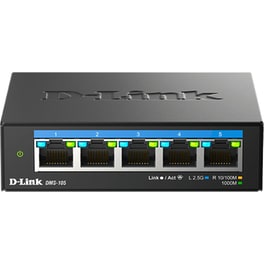 D-Link DMS-105/E 2.5G Multi Gigabit Unmanaged Network Switch (2.500 Mbps)