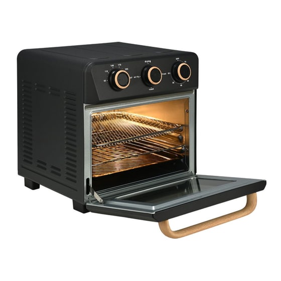 ESTIA 06-23690 OAK με Πόρτα 1400 W 12 L Μαύρο Φριτέζα Αέρος-Φουρνάκι image 2