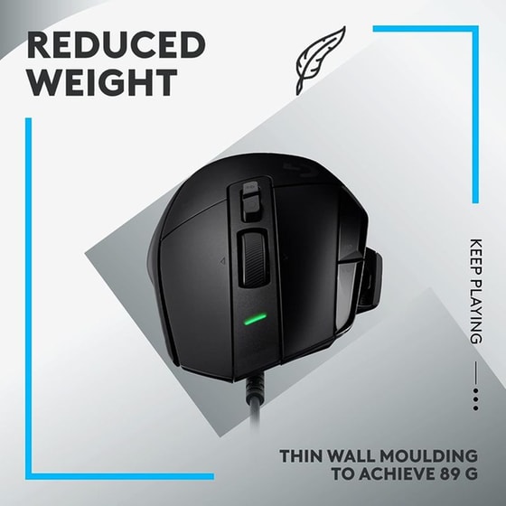 Gaming Ενσύρματο Ποντίκι Logitech G G502 X με Mousepad G240 - Μαύρο image 6