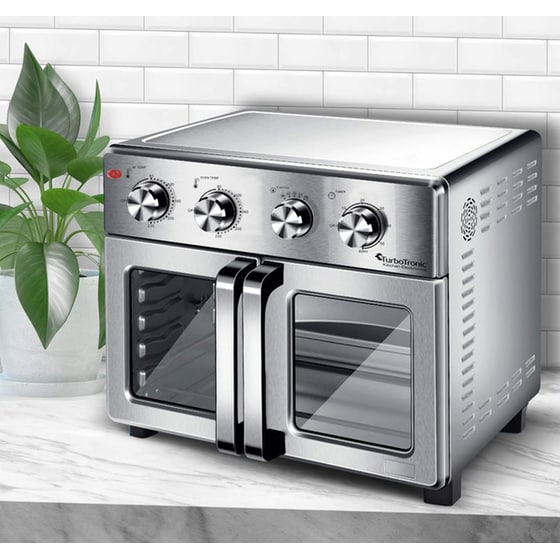 TURBOTRONIC TT-AF32MFD airchef Pro 32 Lt Ασημί Ηλεκτρικό Φουρνάκι image 12