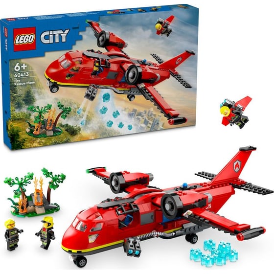 Lego City Fire Rescue Plane Για 6+ Ετών (60413) image 1