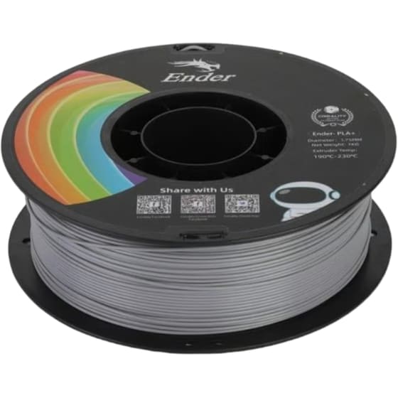 Creality EN-PLA 1.75mm Grey Ender 3D Printer Filament image 1
